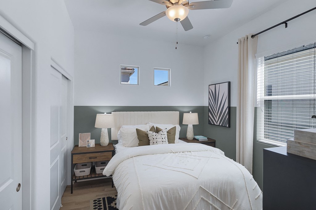Spacious Bedroom with Comfortable Bed at Avilla Magnolia, Phoenix, AZ 85043