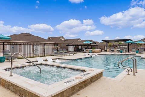 Resort Style Pool & Hot Tub at Avilla Springs, Melissa, TX 75454