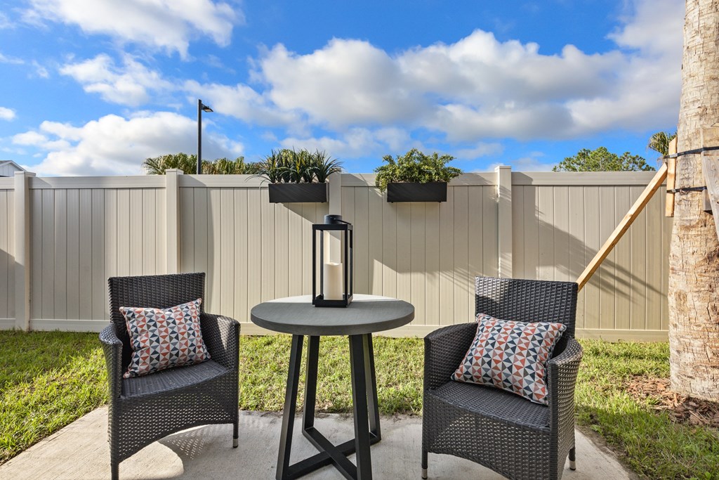 Backyard Patio at Avilla Suncoast, Odessa, FL, 33556