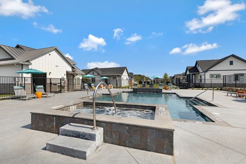Resort Style Pool & Hot Tub at Avilla Holloway, McDonough, GA 30253
