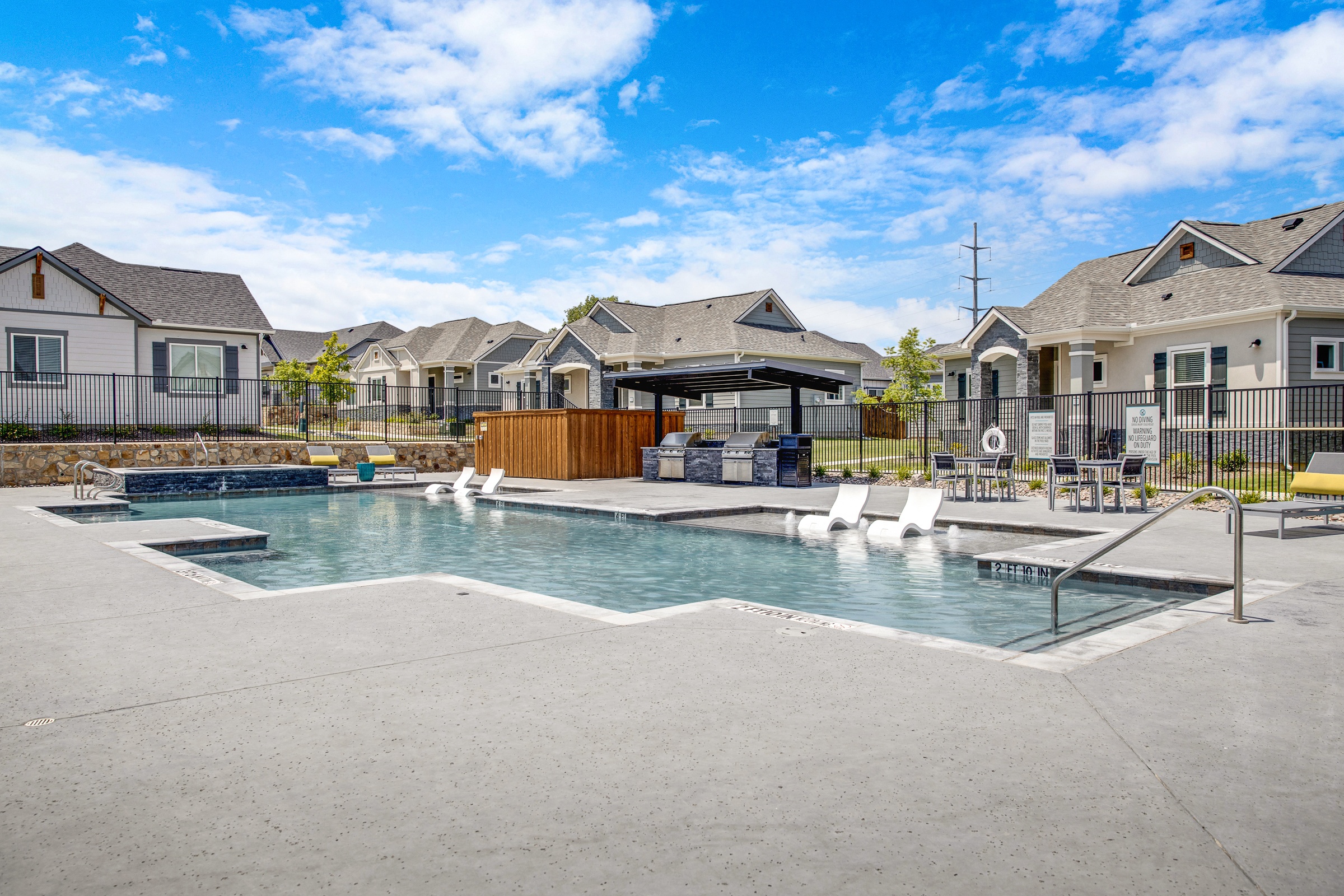 Beautiful Swimming Pool at Avilla Trails, Fort Worth, Texas