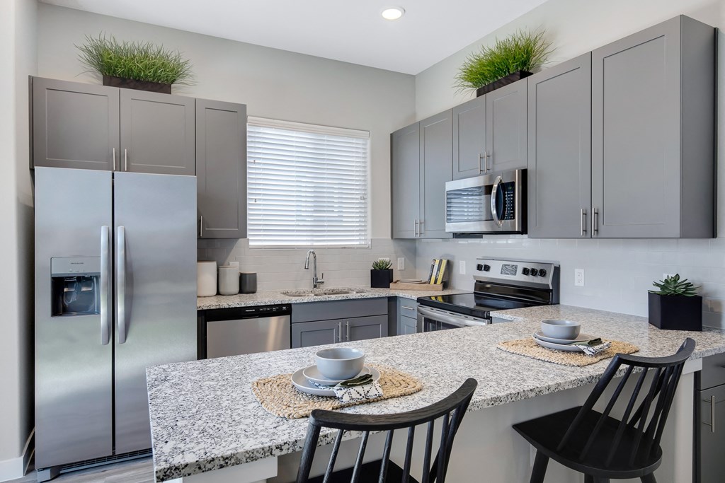 Gourmet Kitchen with Island at Avilla Trails, Fort Worth, TX, 76123