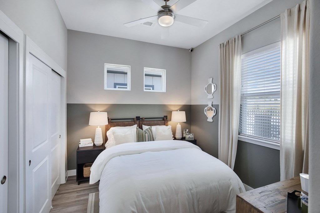 Beautiful Bright Bedroom with Wide Windows at Avilla Trails, Fort Worth, Texas