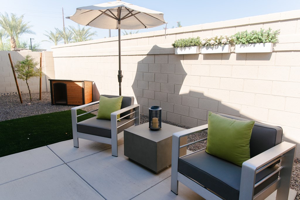 Pet-Friendly Private Backyards at Avilla Mystic, Peoria, AZ, 85383