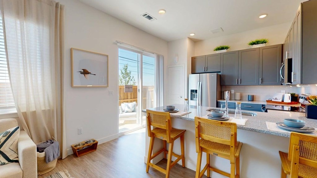 Gourmet Kitchen with Island at Avilla Boat Club, Fort Worth, TX 76179