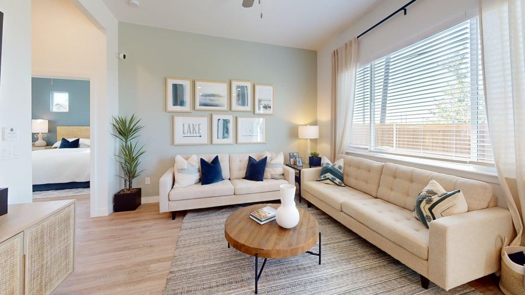 Modern Living Room at Avilla Boat Club, Fort Worth, TX 76179