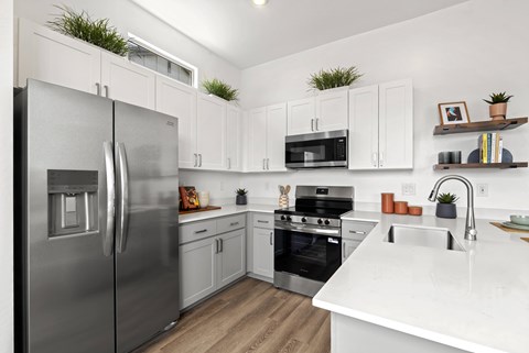 Stainless steel appliances in all homes at Avilla Bella Camino, San Tan Valley, AZ 85143