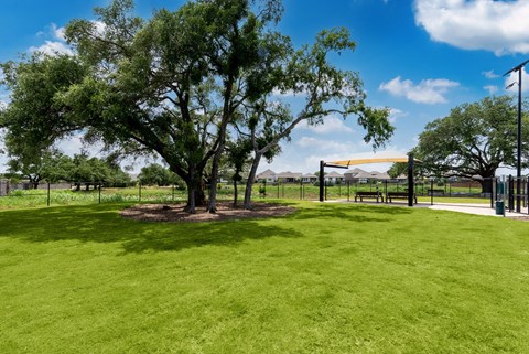 On-Site Dog Park at Avilla Berry Creek Highlands, Georgetown, TX 78633