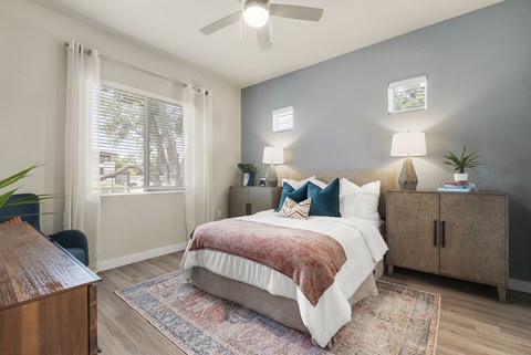 Modern Bedroom at Avilla Berry Creek Highlands, Georgetown, TX 78633