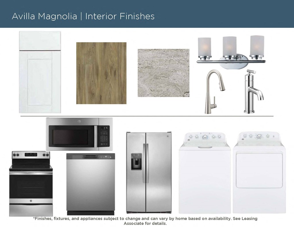 Interior Finishes at Avilla Magnolia, Phoenix, AZ 85043
