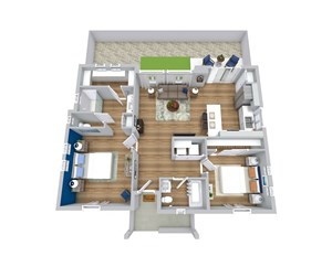 Floorplan Photos Gallery The Retreat Floor Plan at Avilla Reserve, Justin, TX, 76247