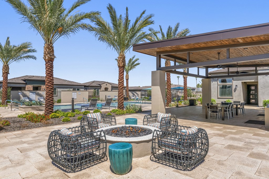 Outdoor Fire Pit at Avilla Palomino, Glendale, AZ 85302