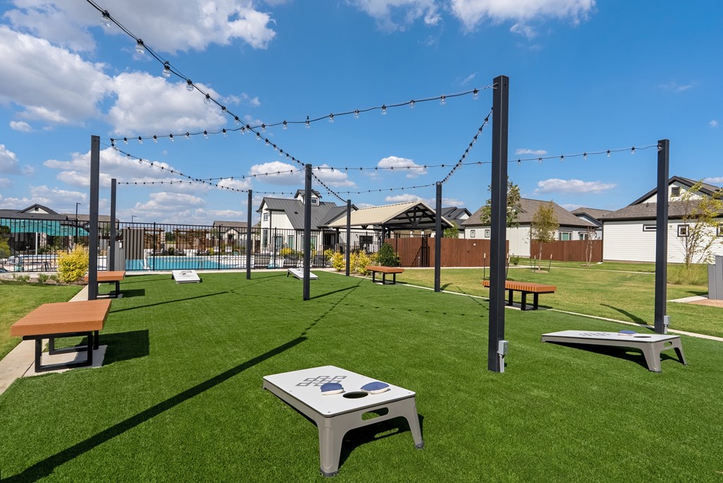 Outdoor Green Area at Avilla Railhead, Cleburne, TX 76033