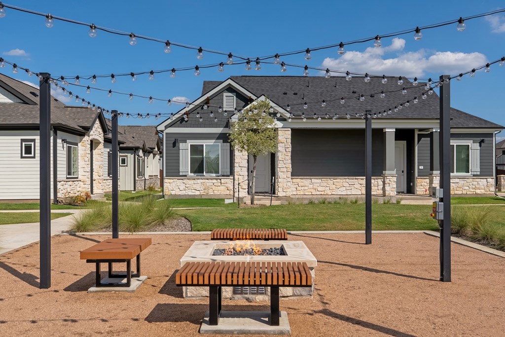 Outdoor Fire Pit at Avilla Railhead, Cleburne, TX 76033