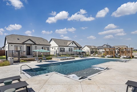 Resort Style Pool & Hot Tub at Avilla Trinity, Fort Worth, TX 76111