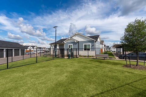 On-Site Dog Park at Avilla Rio Oaks Apartments, Liberty Hill, TX 78642