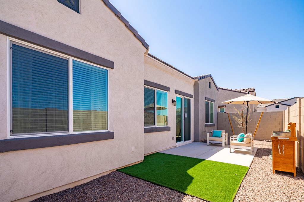 Pet-Friendly, Private backyards with optional premium features at Avilla Grand in El Mirage, AZ.