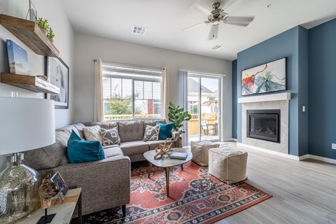 Modern Living Room at Avilla Eastlake, Thornton, CO 80241