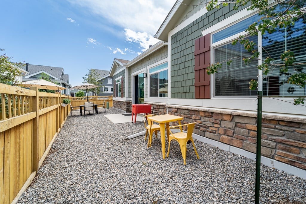 Pet-friendly backyards included with every home at Avilla Eastlake in Thornton, CO.