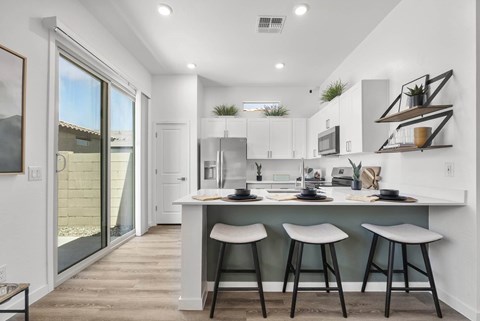 Gourmet Kitchen with Island at Avilla Western Garden, Phoenix, AZ 85307