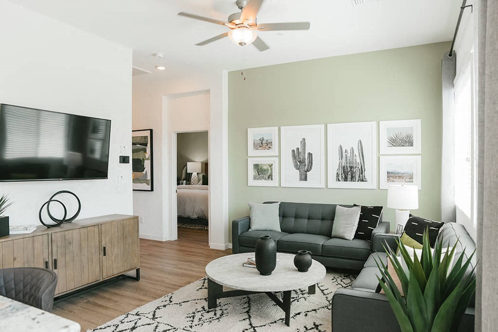 Tall Ceilings and Hard Floors in our Retreat Floor Plan at Avilla Grand, El Mirage