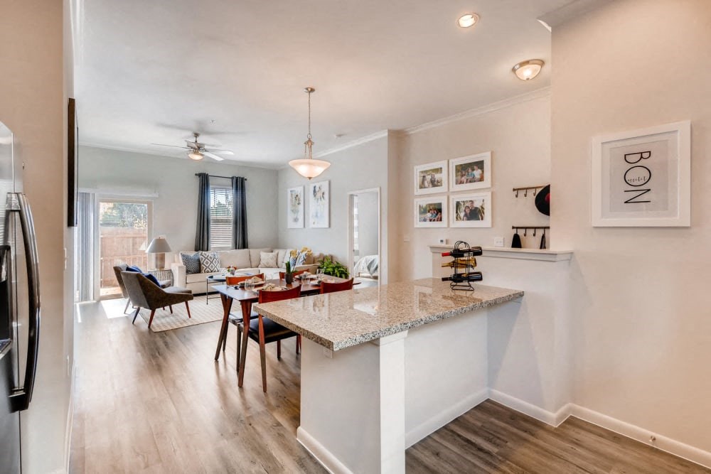 Wood Inspired Plank Flooring at Avilla Northside, McKinney, Texas