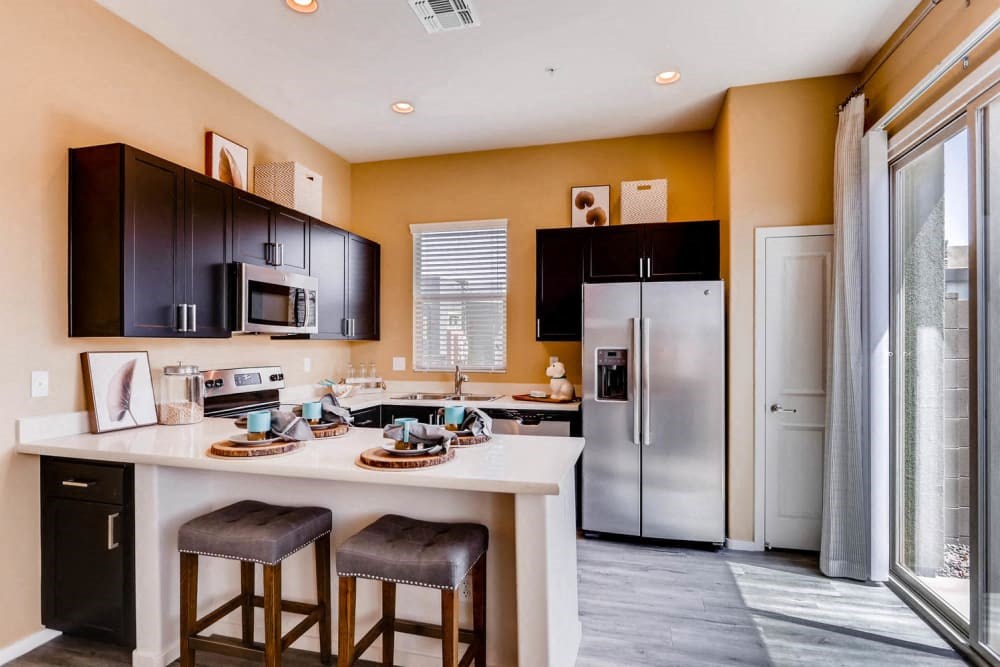 Gourmet Kitchen With Island at Avilla Deer Valley, Phoenix