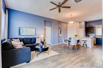 Wood Floor Living Room Wood Floor Living Room at Avilla Deer Valley, Phoenix, 85085 - Photo Gallery 6