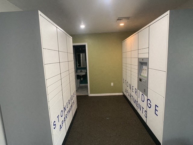 Package Lockers at Stoneridge Apartments, Gainesville, FL