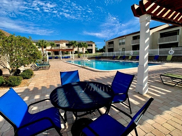 Beautiful Lounge Space on Pool Deck at Stoneridge Apartments, Gainesville, FL