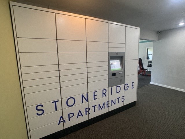24 Hour Access Lockers at Stoneridge Apartments, Gainesville