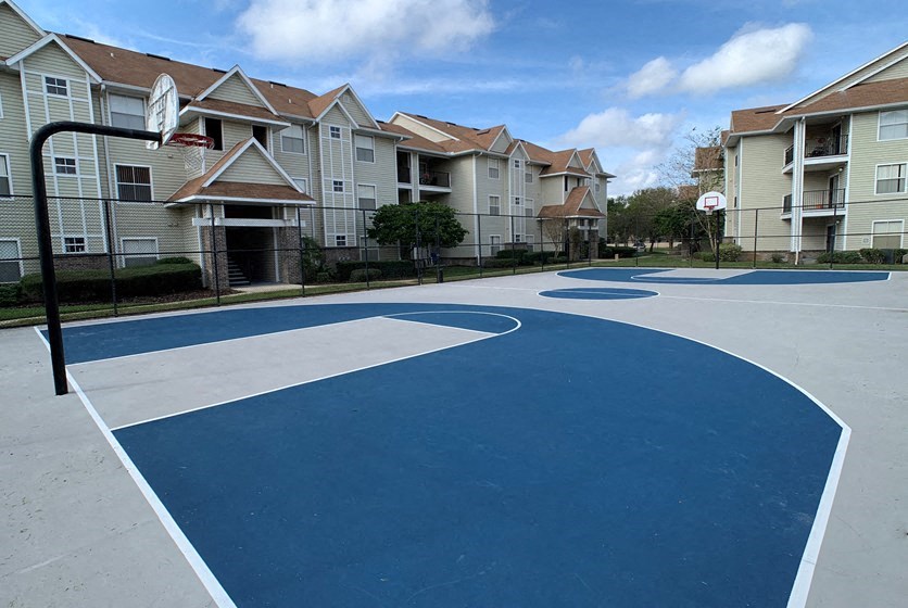 Full Size Basketball Court at Tivoli Apartments of Orlando, Oviedo, FL
