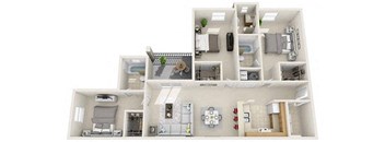 3 Bed 3 Bath at Tivoli Apartments, Gainesville