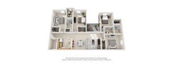 4 Bed 4 Bath at Tivoli Apartments, Gainesville, Florida