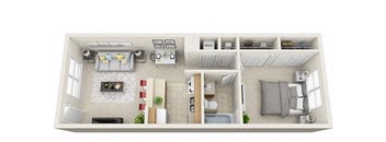 One bedroom