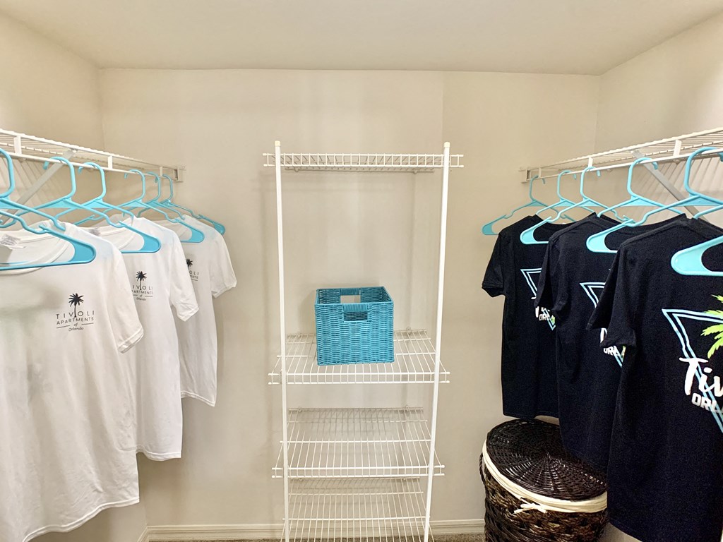 Closet at Tivoli Apartments of Orlando, Oviedo