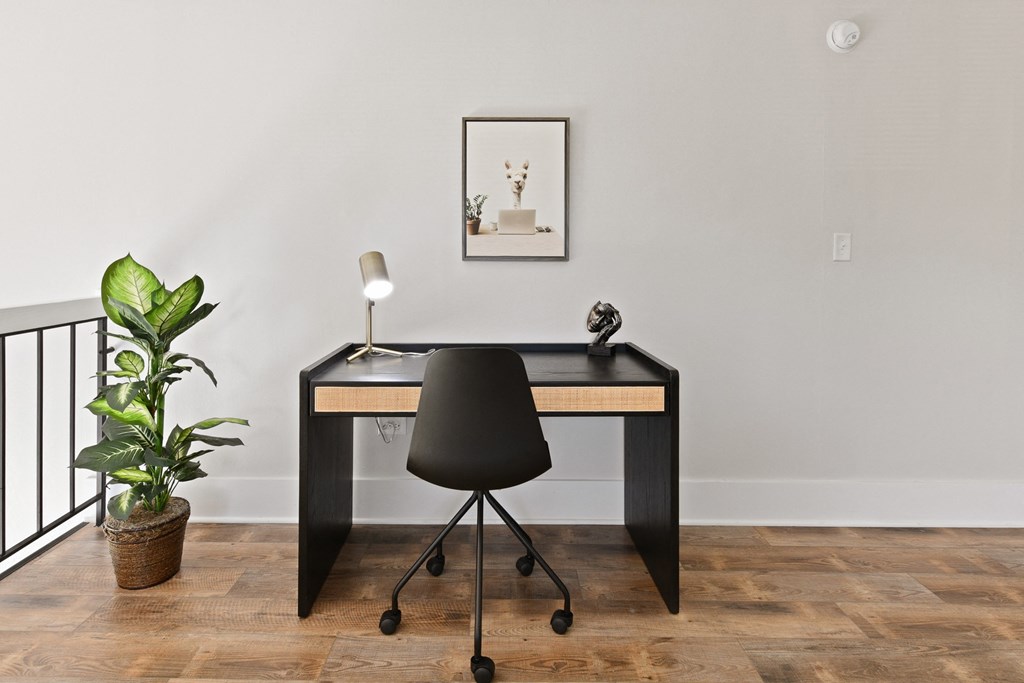 This cozy and comfortable loft is perfect for a home office or work from home space at Fox Run Apartments in St Charles IL 60174