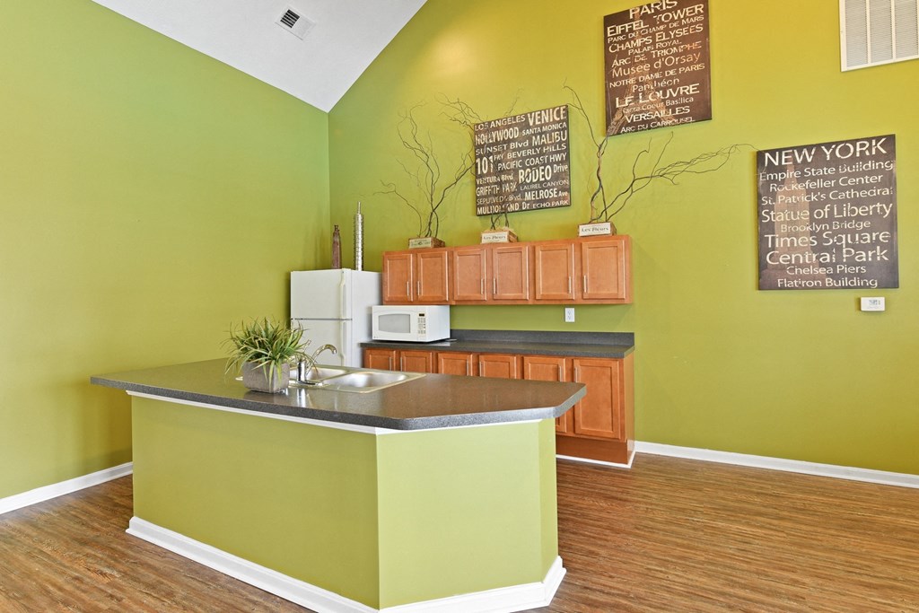 Kitchen in the clubhouse at The Reserves of Thomas Glen, Shepherdsville, KY, 40165