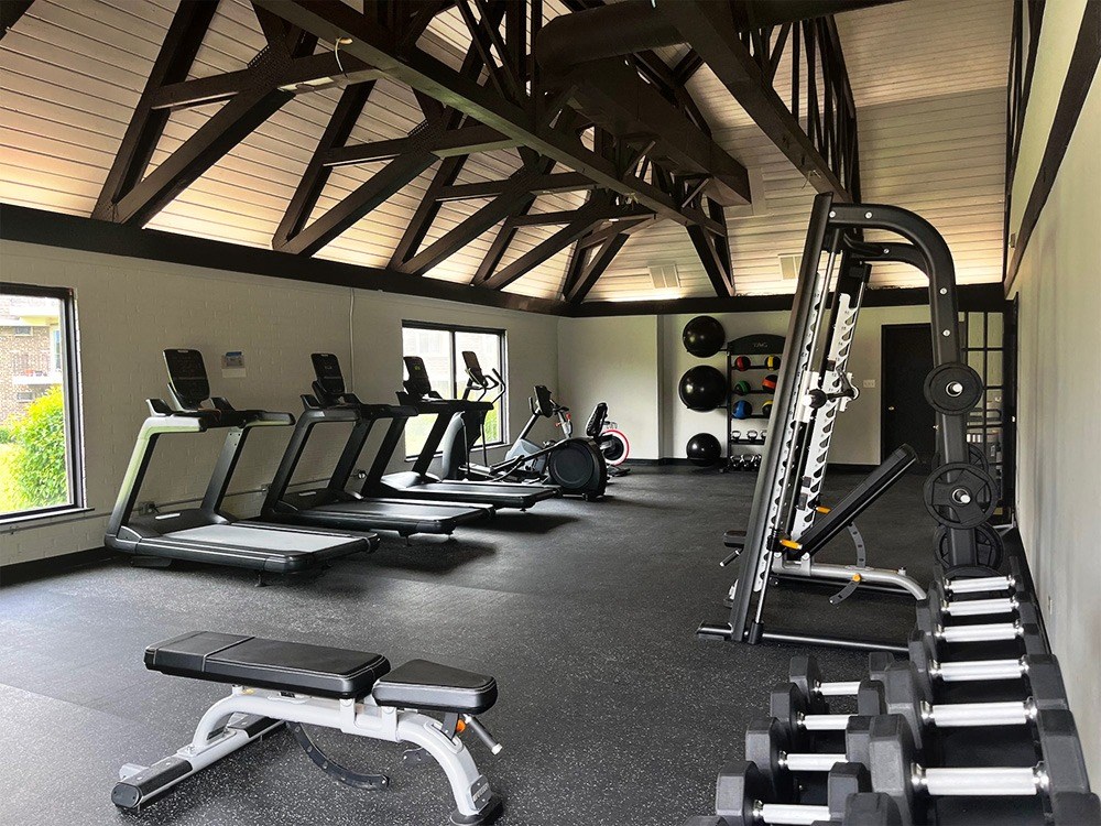 New Well-Equipped Gym at Aspen Ridge Apartments, West Chicago, IL