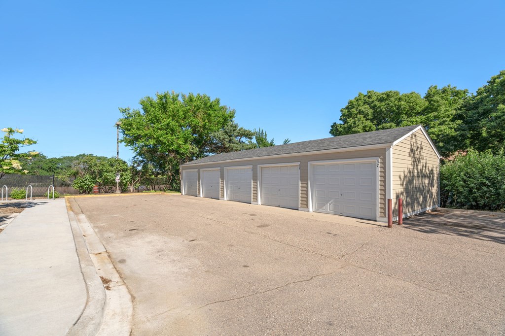 the garage is available for use as a parking lot