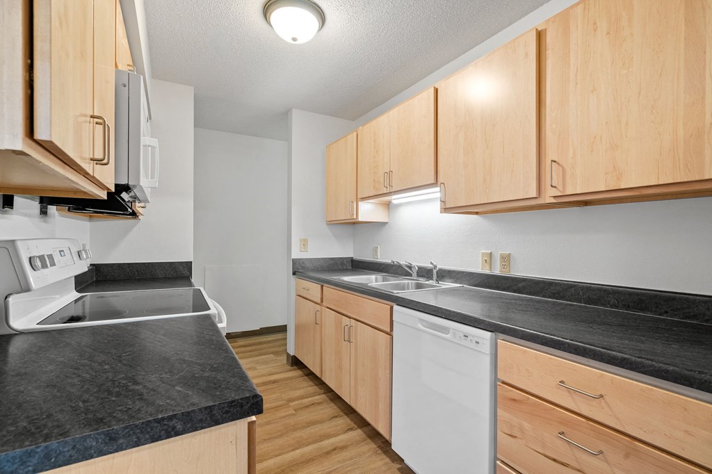 the preserve at ballantyne commons apartment kitchen