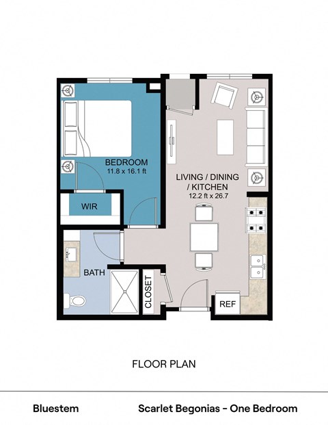 Scarlet Begonia - One Bedroom