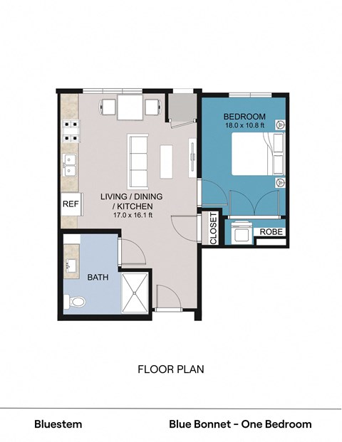 Blue Bonnet - One Bedroom