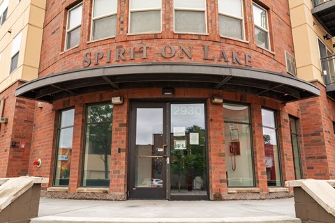 the spirit on lake building in downtown