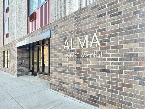 The Alma building is located at 105 East Walnut.