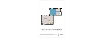1 Bedroom - Chicago F