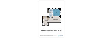 1 Bedroom - Marquette A