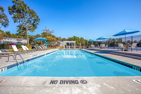 our resort style swimming pool is open to the community