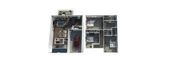 bedroom floor plan an in 2d