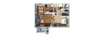 One Bedroom Waverly at Horn Lake